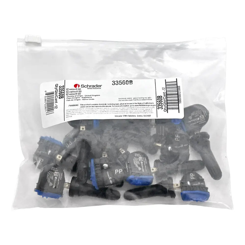 Schrader TPMS EZ-sensor GO w/ Rubber Snap-In - 33560 - Bag