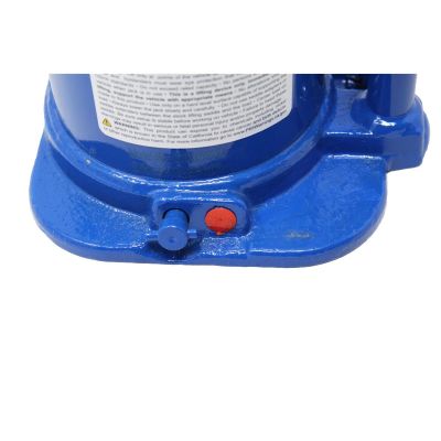 K-TOOL K-63224 20-Ton Short Bottle Jack, Welded, 7.25"-13.39" Lifting Range, Iron Base