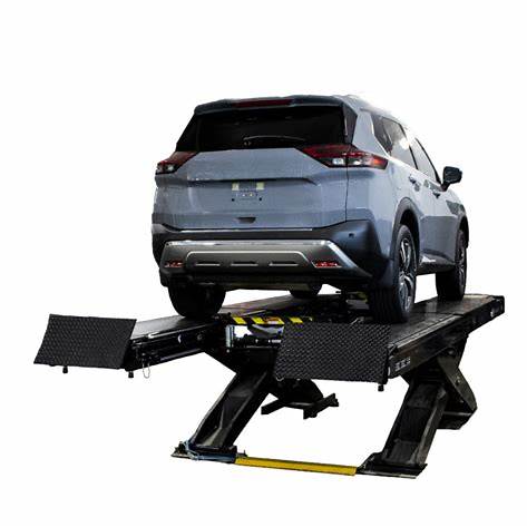 Challenger SX14 14,000 lb Scissor Alignment Lift with LED Lighting