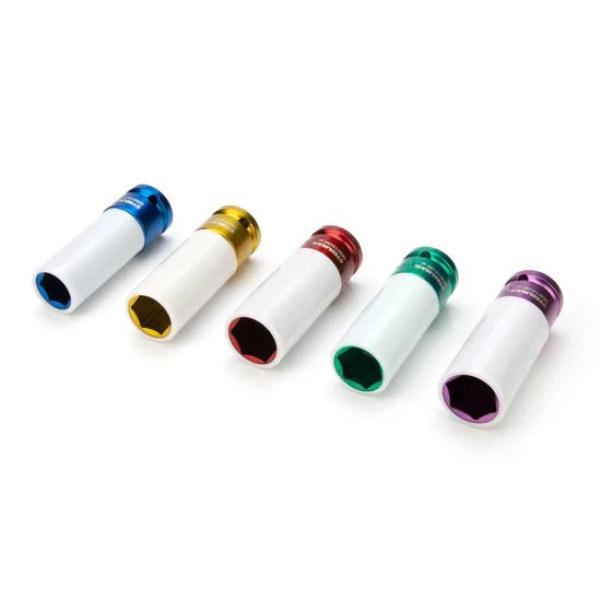 STEELMAN JS-95615 1/2-Inch Drive Sleeved Impact Socket Set, 5-Piece