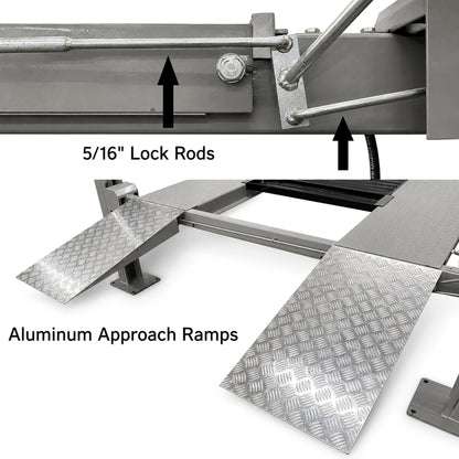 Triumph NSS-8XLT, 8,000 lb Service Storage Four Post Automotive Lift