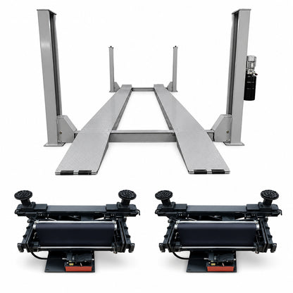 Triumph NTR-24 24,000 lb 4-Post Lift with 2 RJ-15 Rolling Jacks