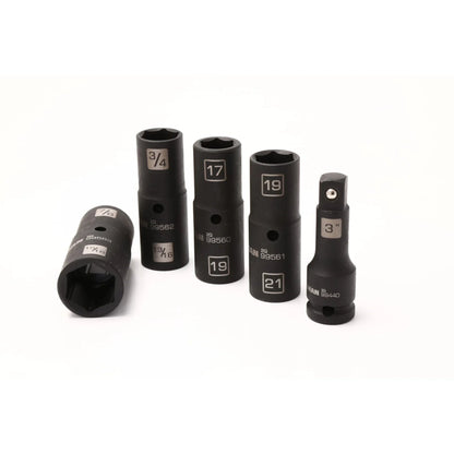 STEELMAN JS-99495 1/2" Drive 5-Piece Flip Socket Set