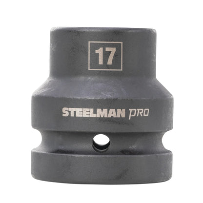 STEELMAN JS-60557 1in DR. 17MM 4-Point Standard Budd Impact Socket