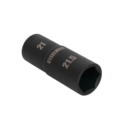 STEELMAN JS-60230 1/2" Drive – 21mm x 21.5mm Deep Flip Impact Socket