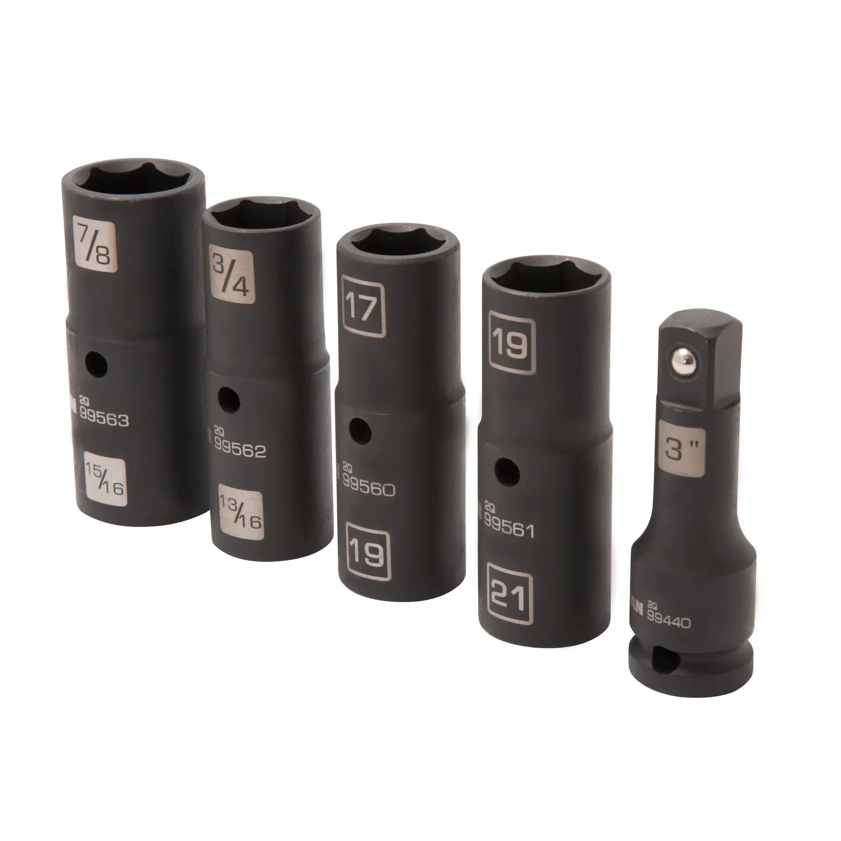 STEELMAN JS-99495 1/2" Drive 5-Piece Flip Socket Set